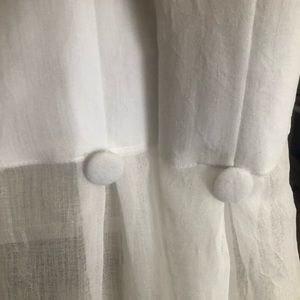 2 unique drapery panels DKYN soft white